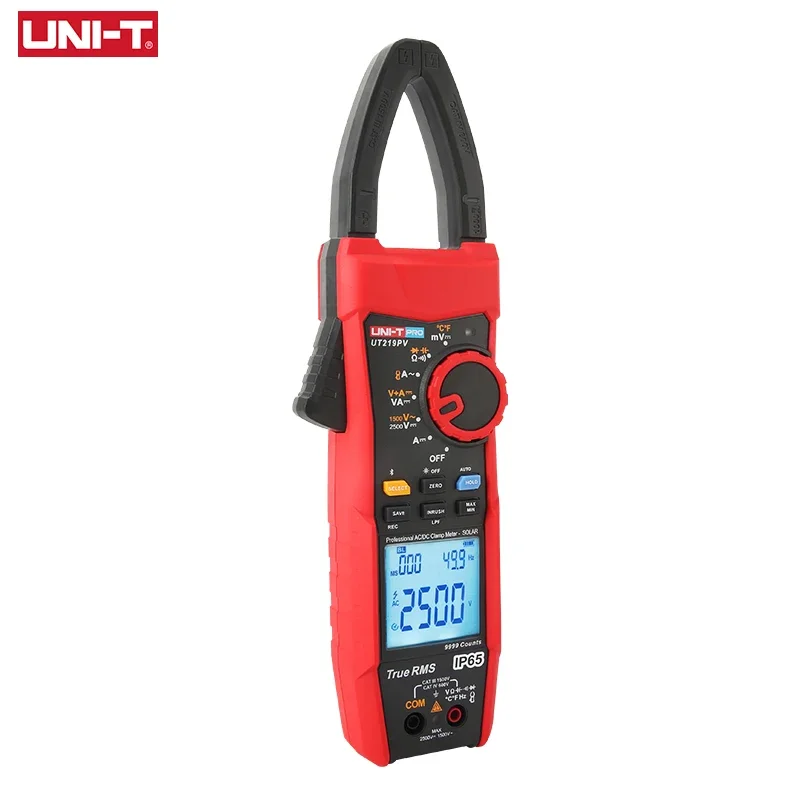 NEW UNI-T Digital Clamp Meter UT219PV Pliers Ammeter DC2500V 1000A Professional AC DC Multimeter IP65 For Photovoltaic