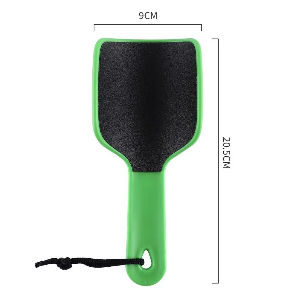 Épurateur plastique courbé pied fichier Portable grain exfolie pédicure pied fichier Double face peau morte callosités dissolvant soins des pieds
