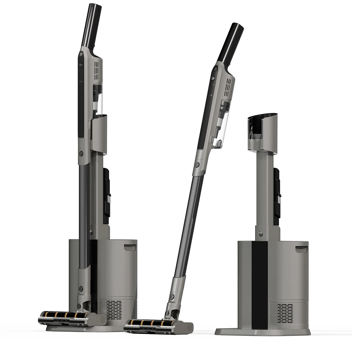 Cordless Vacuum Cleaner Vertical Stick Vacuum Cleaner Floor Care With Intelligent Smart Automatic Dust Collection Station