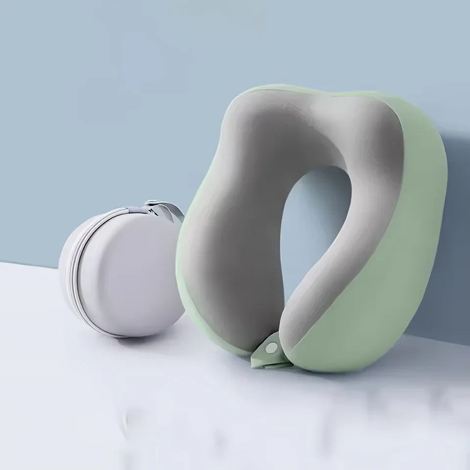 Memory Neck Pillow Slow Rebound U-Shaped Headrest Comfotable Neck Pillow for Travel and Napping Headrest  Cushion