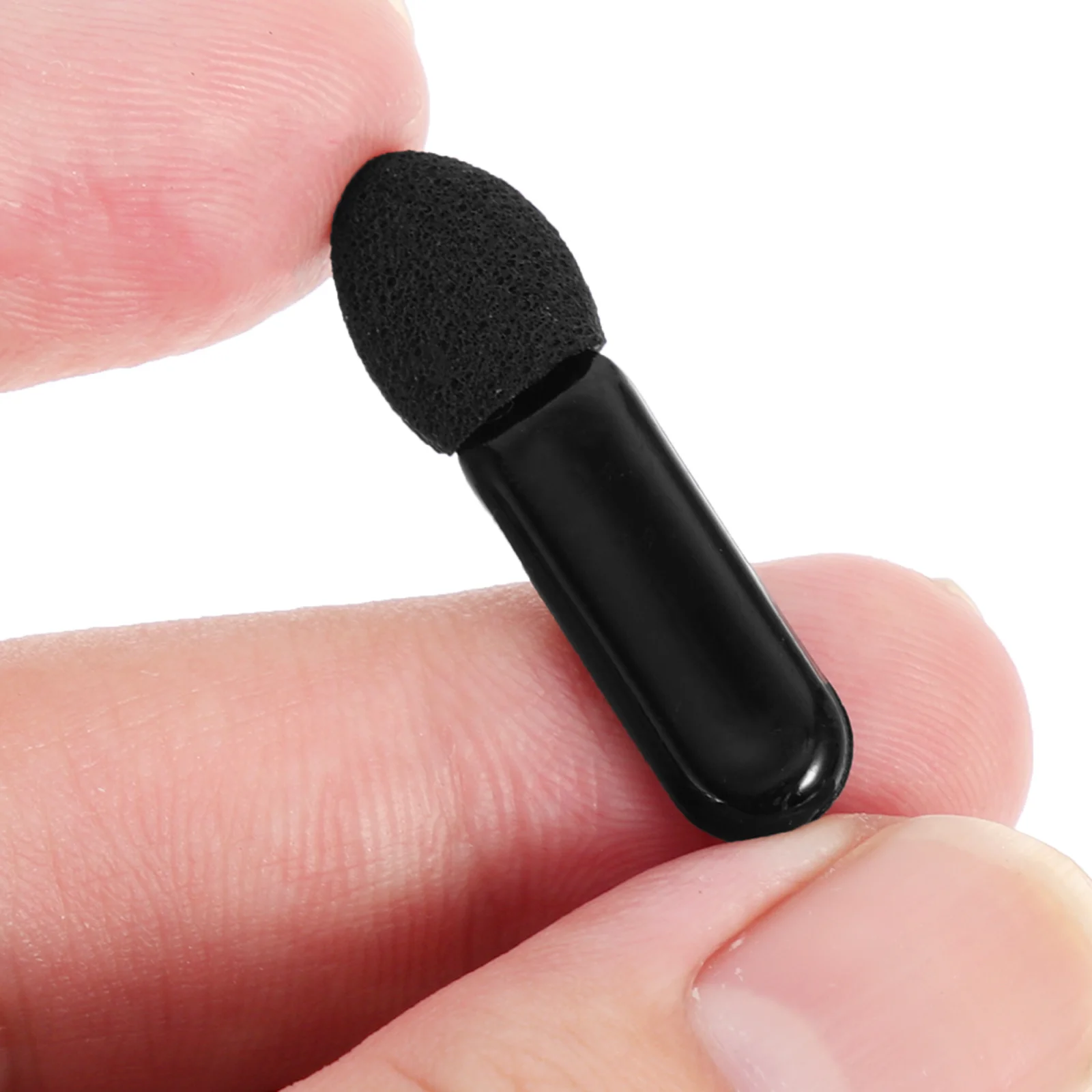 100 pezzi applicatori per ombretti punte per pennelli morbidi strumenti portatili per il trucco degli occhi accessorio per pennelli per ombretti per uso quotidiano per i viaggi