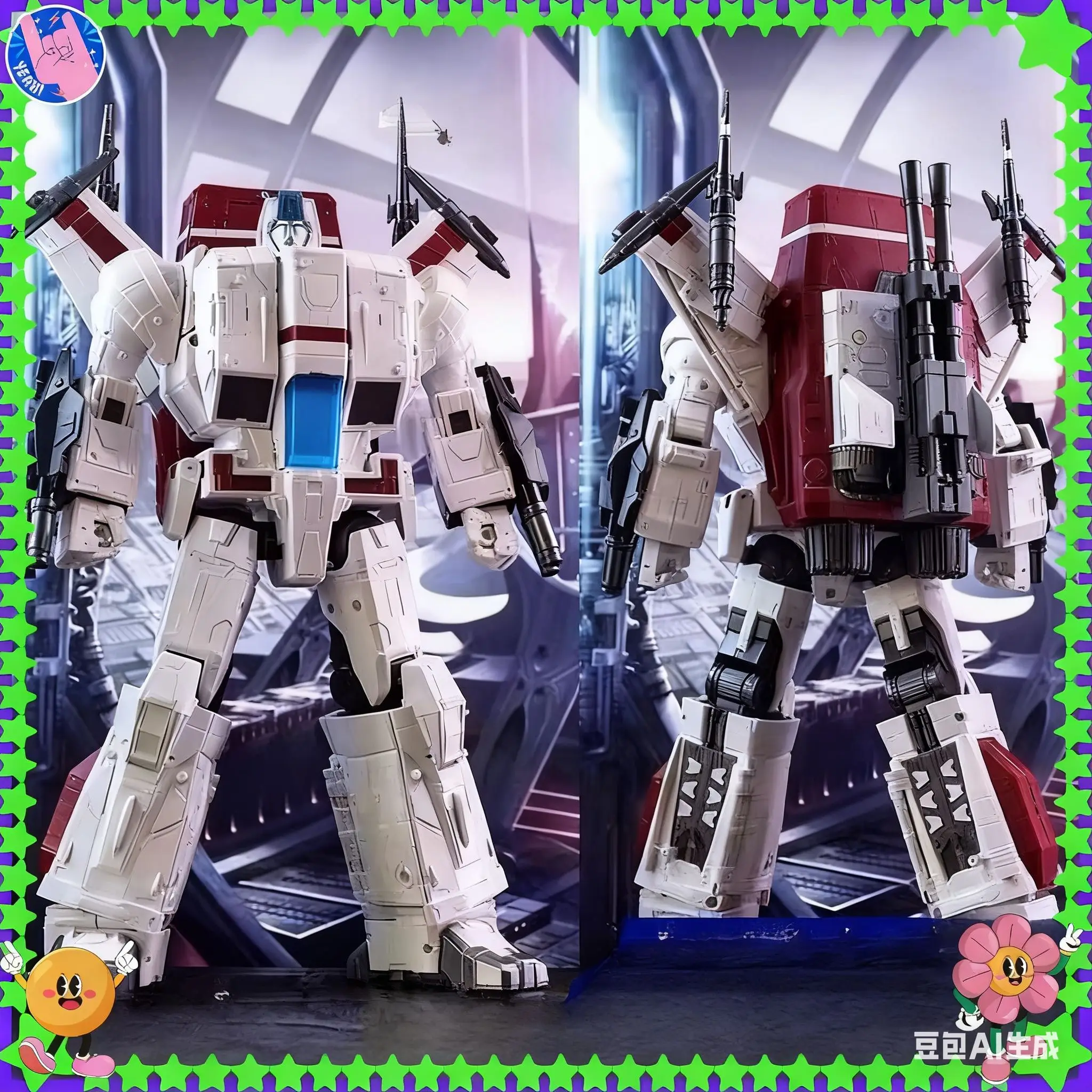 【En stock】MK05 Robot Figura de acción ensamblada - Regalo de modelo coleccionable con articulaciones móviles completas