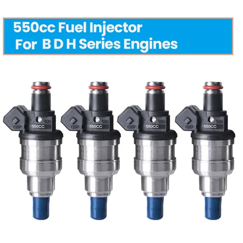 Imagen 2 del producto Boquilla de inyector de combustible para Honda Civic Accord Acura B16, B18, B20, D16, D18, F22, H22, H22A, B, D, H, 4 piezas, nueva