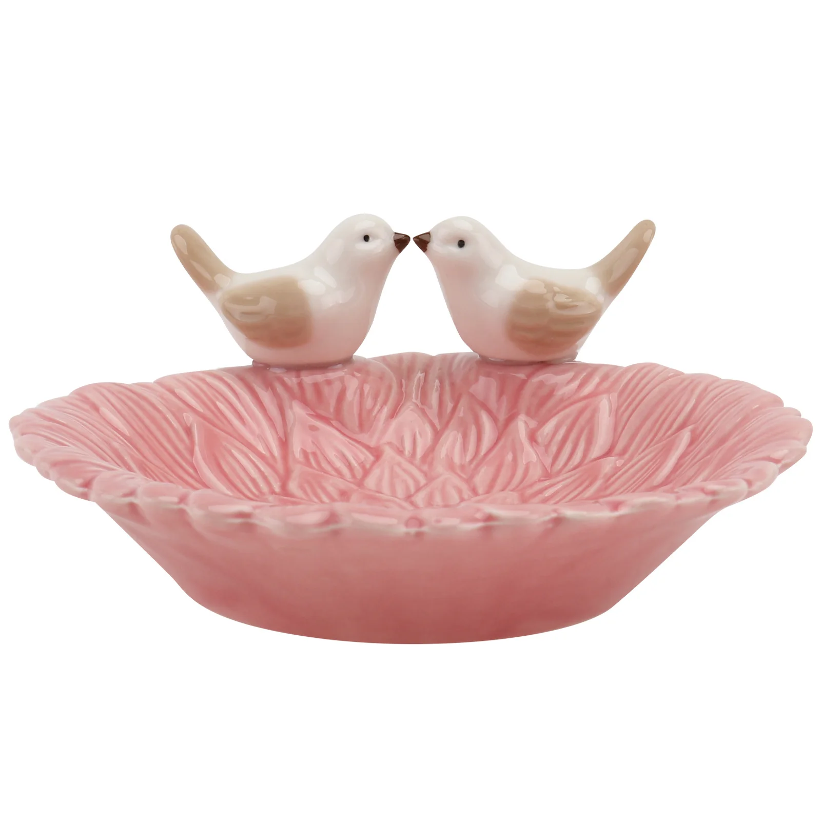 1Pcs Jewelry Ceramic Tray Bird Design Decorative Jewelry Storage Plate Display for Home Decorative Earring Plate