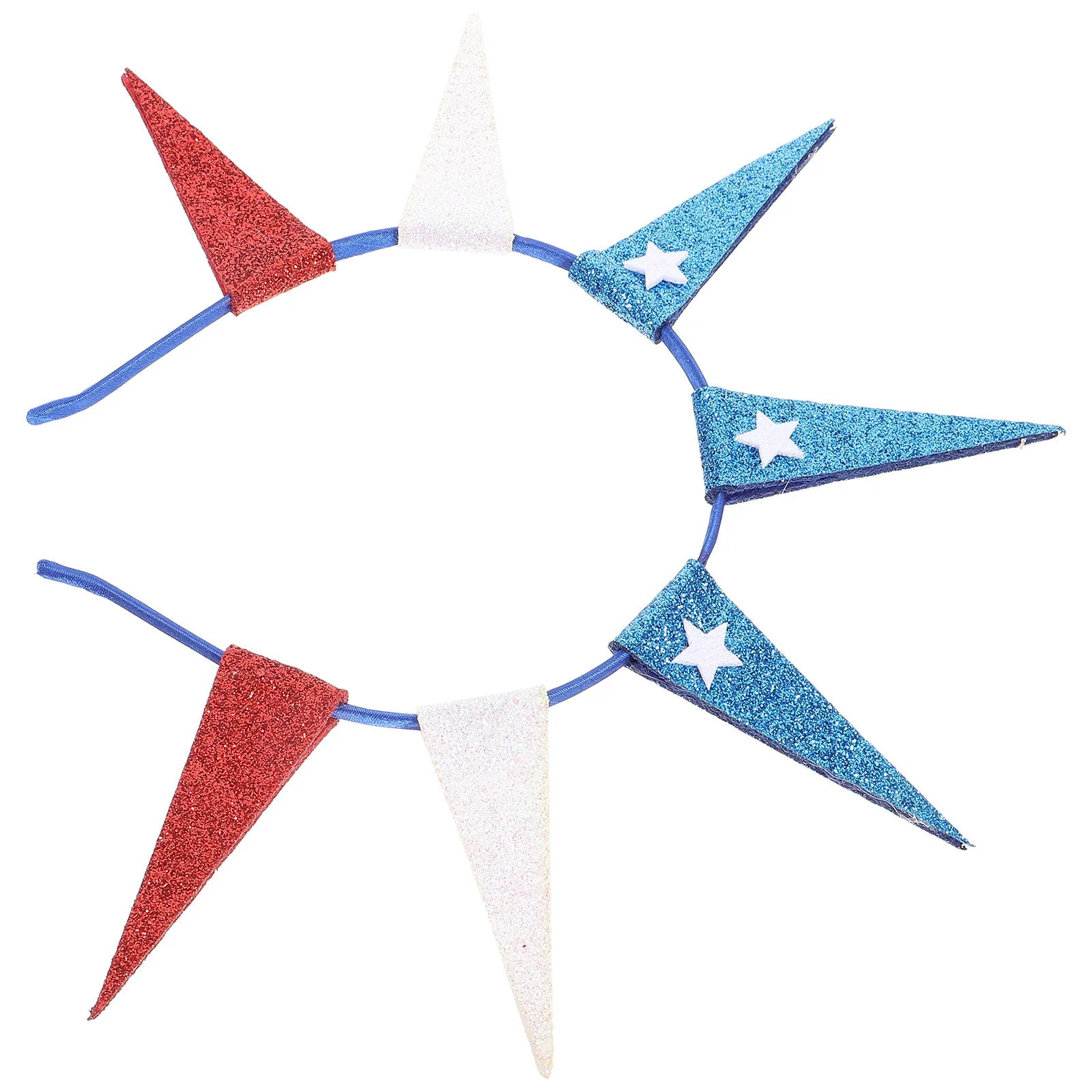 

Flash Glitter Star Headband Independence Day Party Hair Decoration Festival Headdress Cosplay Prop For Men Women 4Th Of