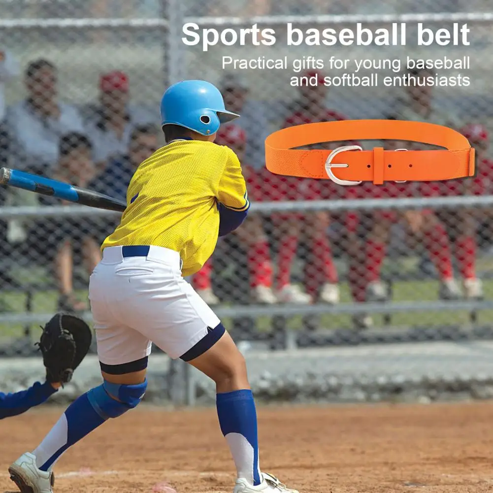 

Adjustable Baseball Belt Youth Athletic Gear Accessory Youth Adult Baseball Belt with Adjustable for Comfortable for Softball