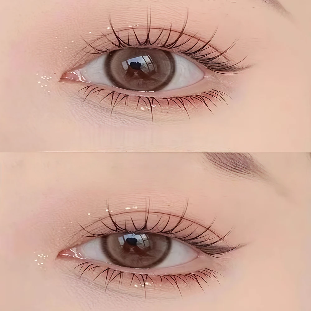 ขนตาปลอมแบบช่อเดี่ยว Dream Deer 10 แถว 240 ช่อ ขนตาล่างแบบเปลวไฟเล็ก 240 ช่อ ความจุมาก บรรจุภัณฑ์ใส