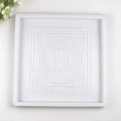 Style Concrete Mold for Chinese Courtyard DIY Paving Brick Making Reusable Plastic Cement Floor Tile Mold Garden