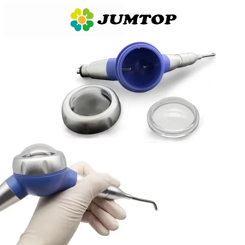 JUMTOP Dental Air Water Polisher Teeth Cleaning Whitening Sandblasting Gun Air Prophy Polishing Tools Air Prophy Unit