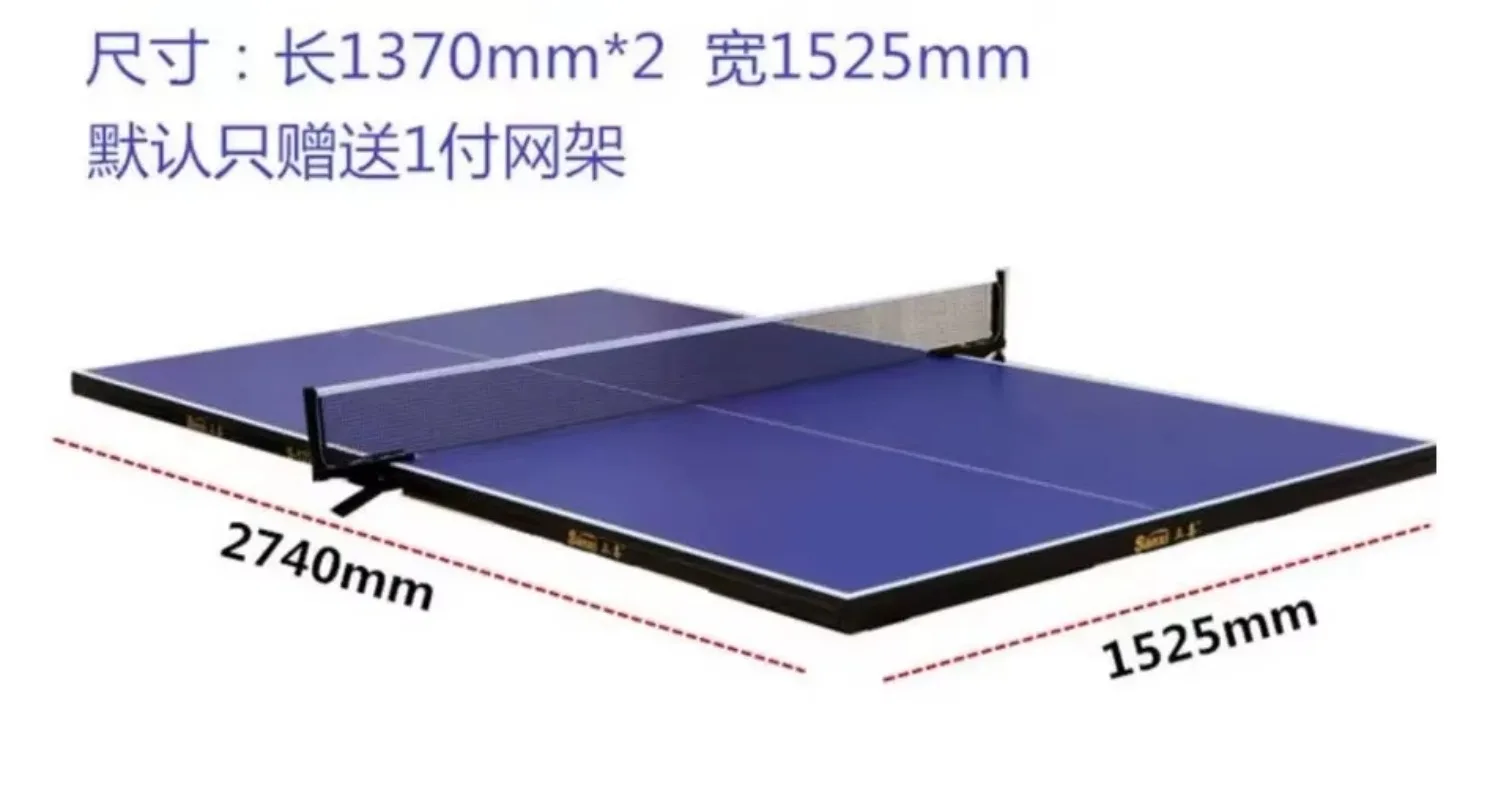 9ft Pool  with Ping-pong Table Tennis Tables Top Game with Net/Racket/ Balls Set