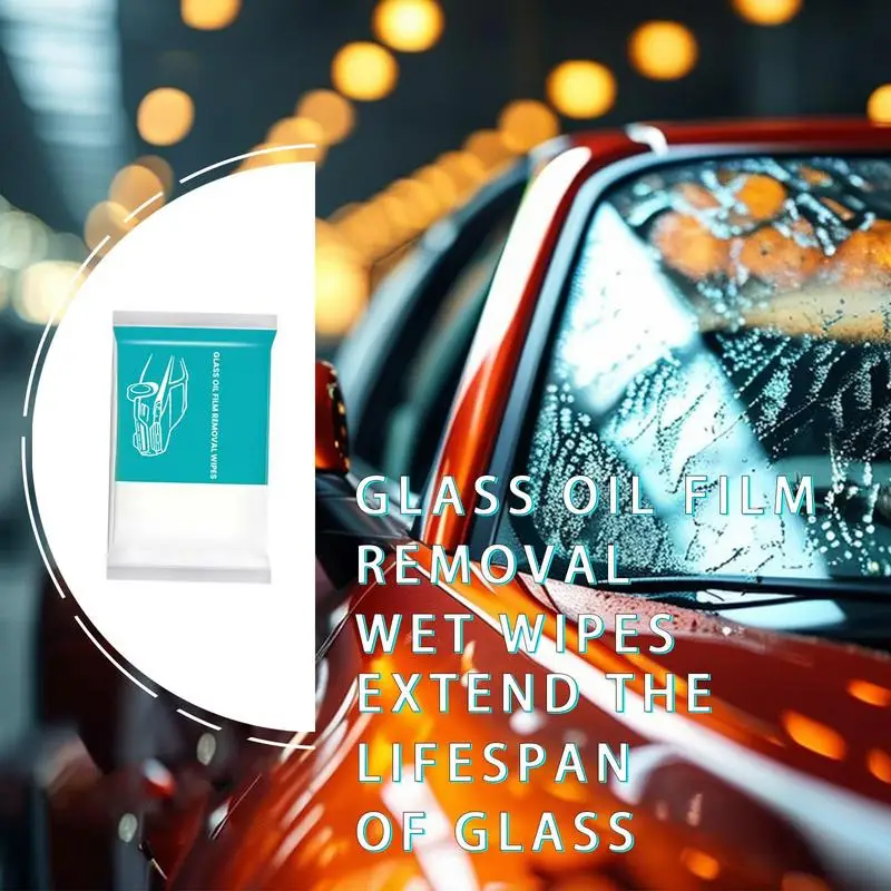 Glass Oil Film Removal Wipes Anti-fog Windshield Glass Cleaner Car Windshield Cleaning Wipes Car Glass Cleaner Wipes Dusting