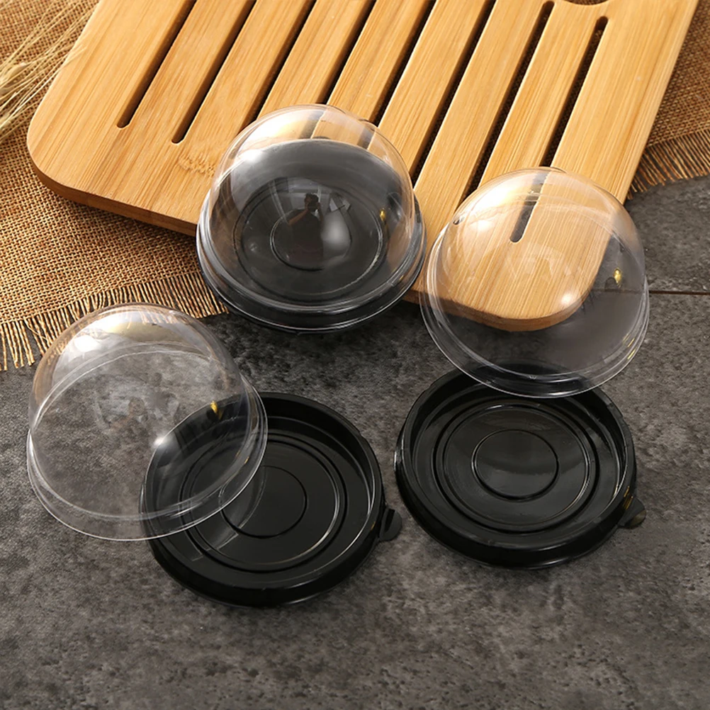 

50 PCS Basket Packaging Box Dessert Puff Gift Container Egg Yolk Valentine's Day Candy