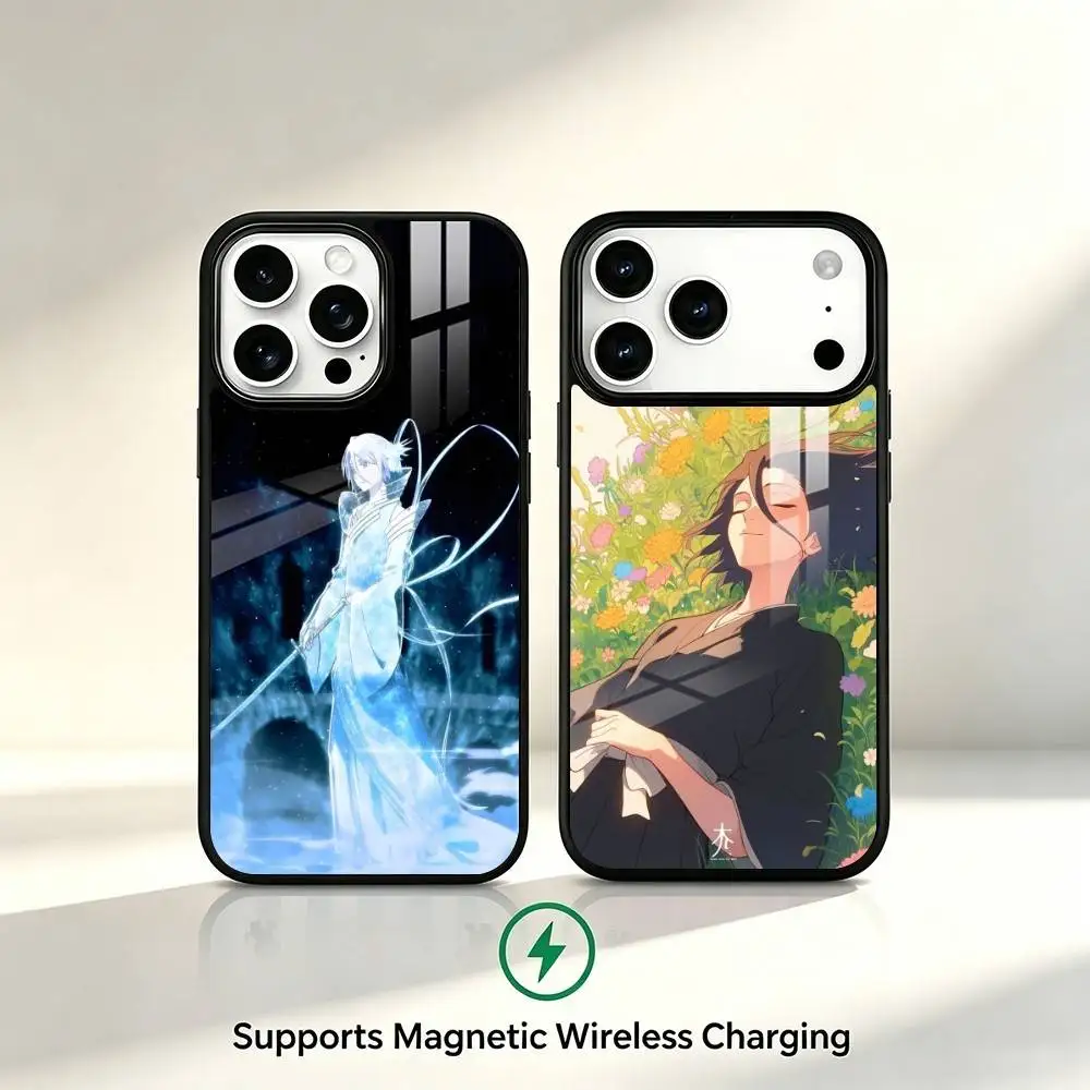 Rukia Kuchiki Bleach Phone Case For iPhone17,16,15,14,13,12,11 Plus,Pro Allows magnetic wireless charging