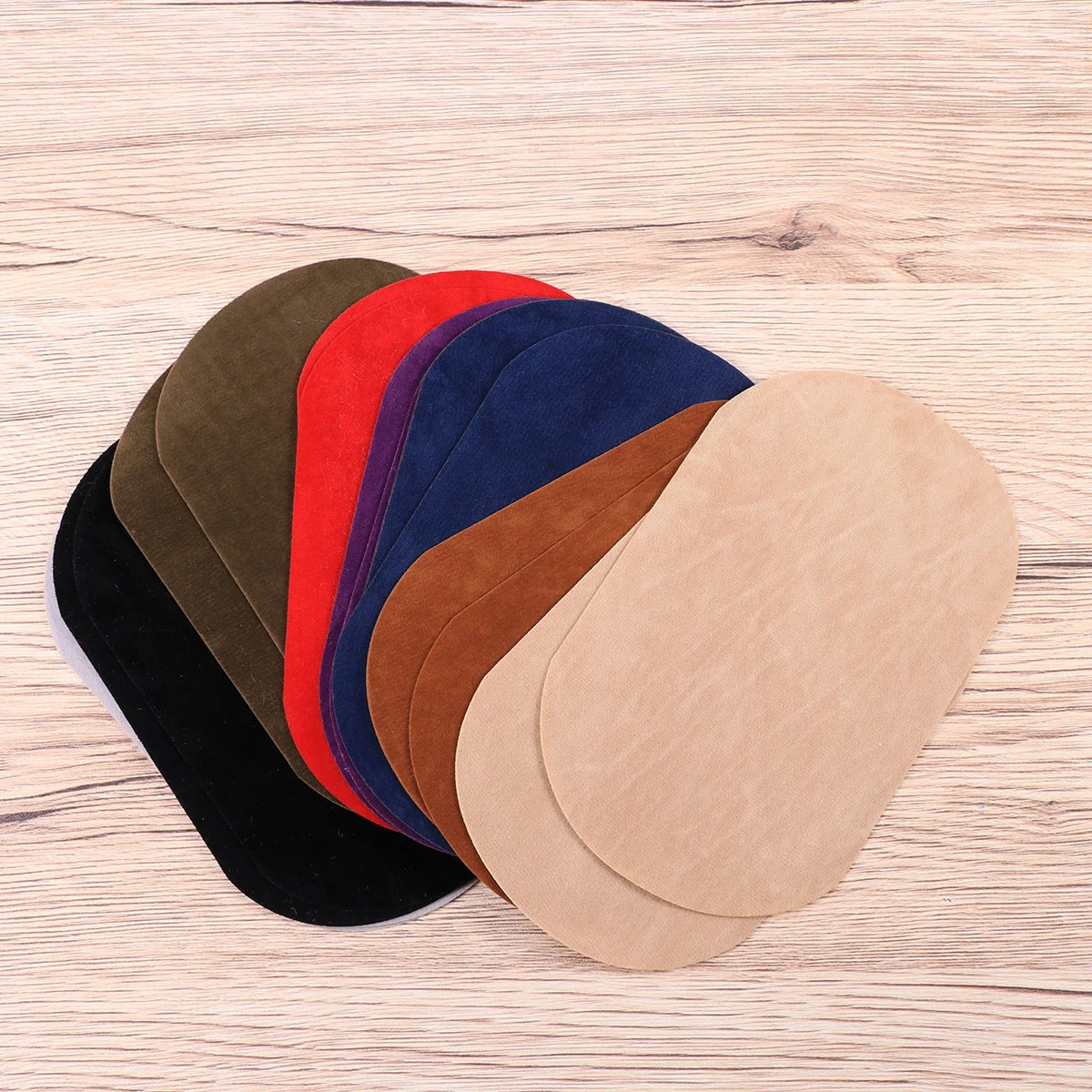 

16pcs Sweaters Shirt Elbow Knee DIY Repair Patches Applique Elbow Patch Jeans Iron On Patches (8 Colors)