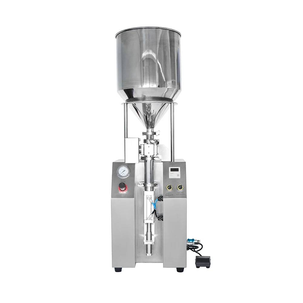 Semi Automatic PLC Pneumatic Dispensing Machine High Accuracy for Syringe Beverage Liquid Filling Packaging