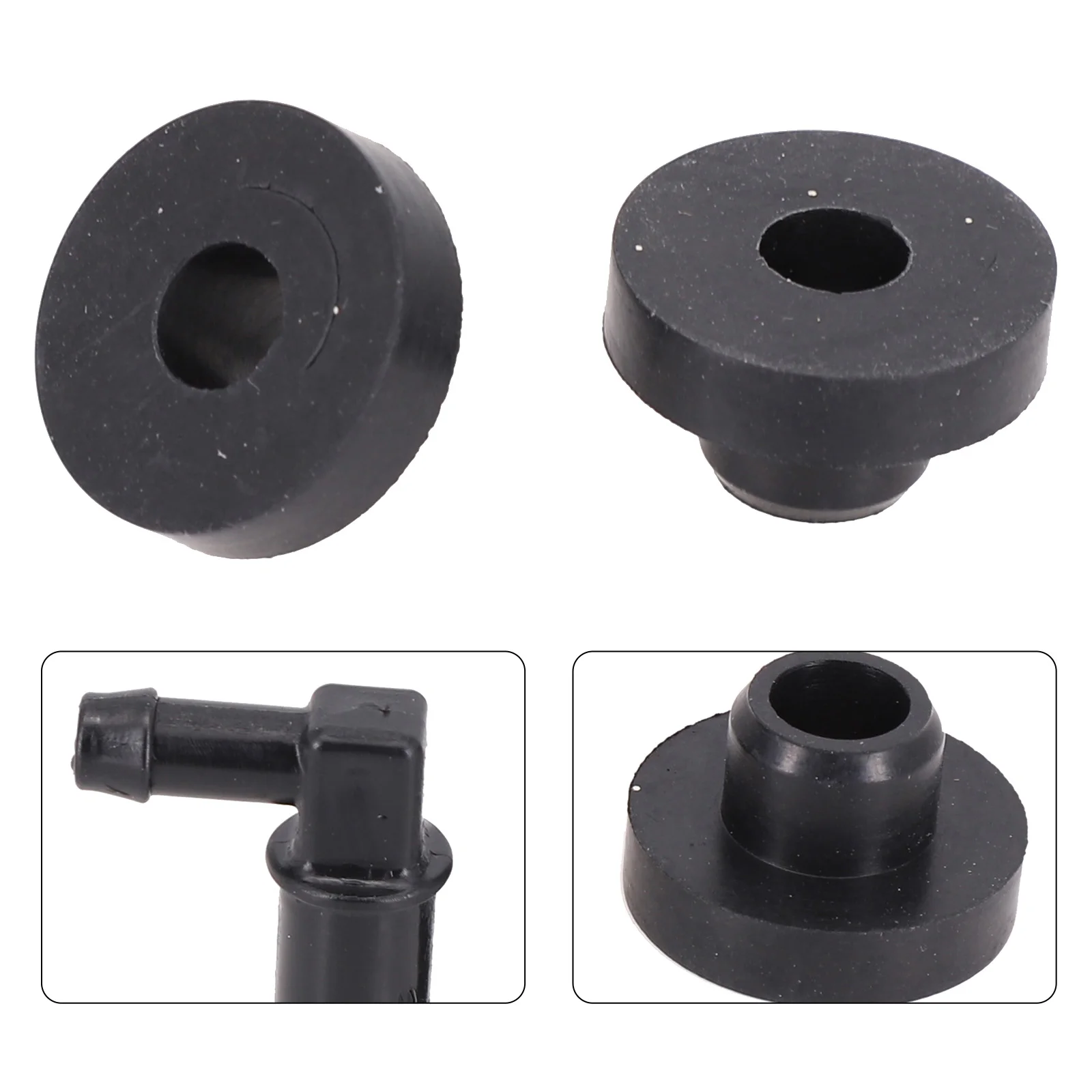 4pcs Fuel Tank Stem Bushing Kit Plastic 532003645 3645J 532124952 For Craftsman For Roper Garden Lawn Mower Accessories