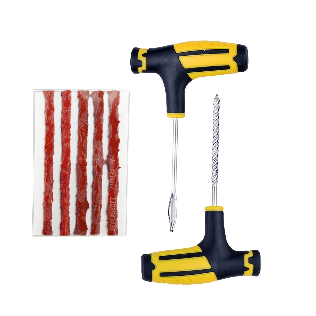 New Car Motorcycle Tire Repair Kit Puncture Plug Tools Tyre Puncture Emergency for Tire Strips Stirring Glue Repair Tool Kit