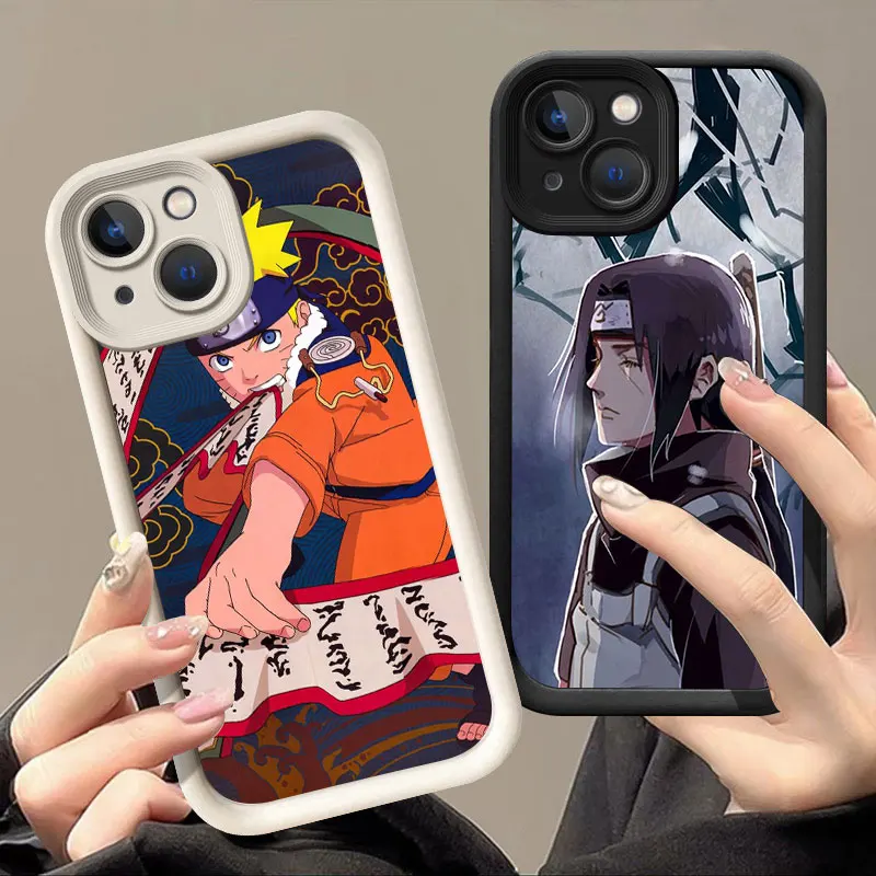 Anime Itachi Uchiha Soft Silicone Phone Case For Apple iPhone 12 13 Mini 11 14 15 16 Pro Max 7 8 Plus