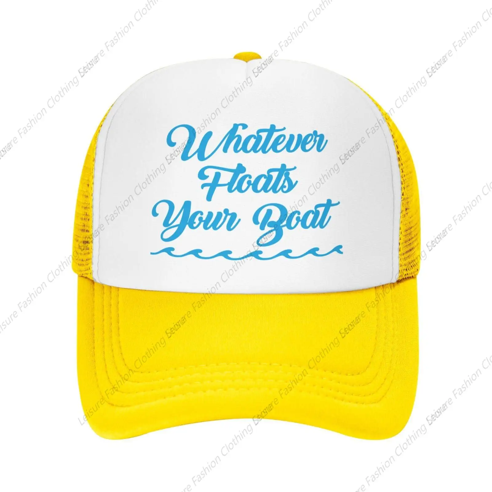 Whatever Floats Your Boat Mesh Baseball Cap Dad Women Men Trucker Hat