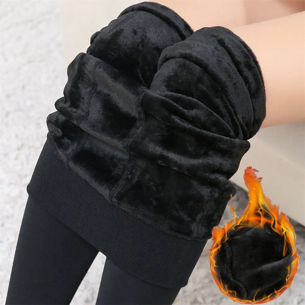 8 Colors Winter Thermal Women's Clothing Stretch Pants Slim Leggings Thick Pantyhos Warm Tights - view 3