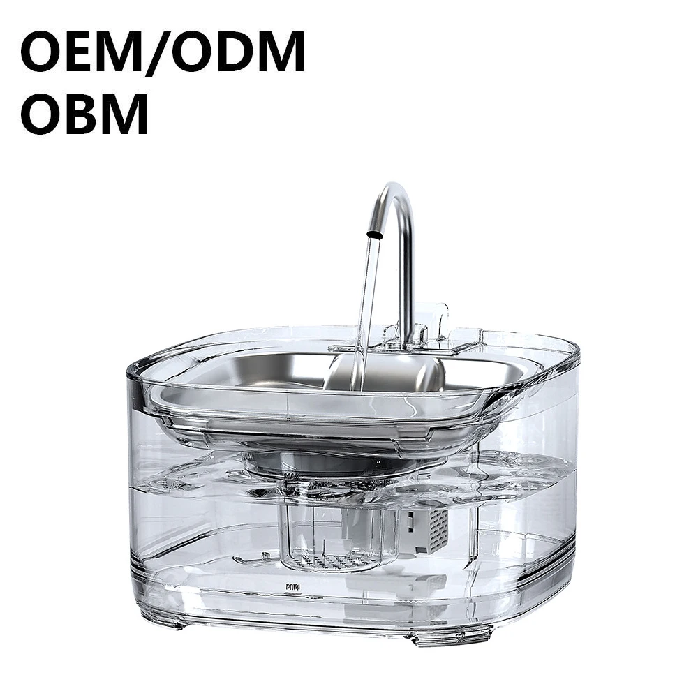 st Pet Automatic Water Dispenser Circulating Filtered Water Large Capacity Quiet Operation Food-grade Stainless Steel PC Water B