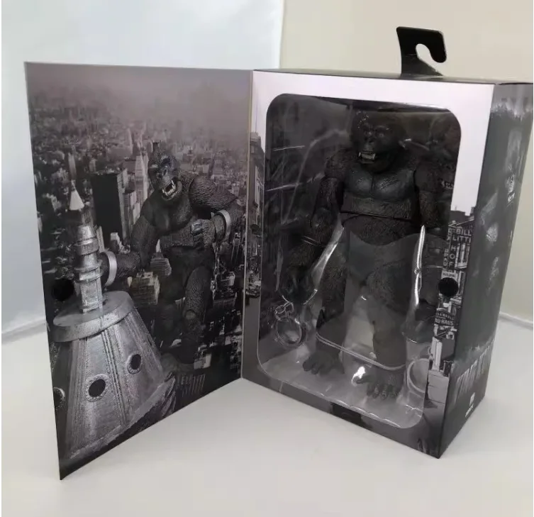 

NECA SHF KING KONG Gorilla Фигурка Коллекция Модель Игрушки Подарки Шарнирная Фигурка Кукла