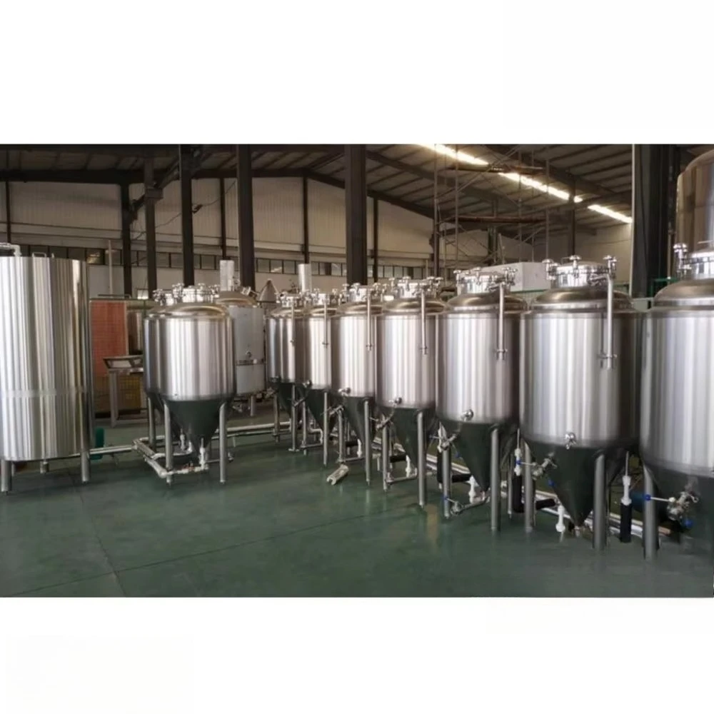 Turnkey Project Industrial Beer Production Plant Small Beer Brewing Equipment / Brewery Machine