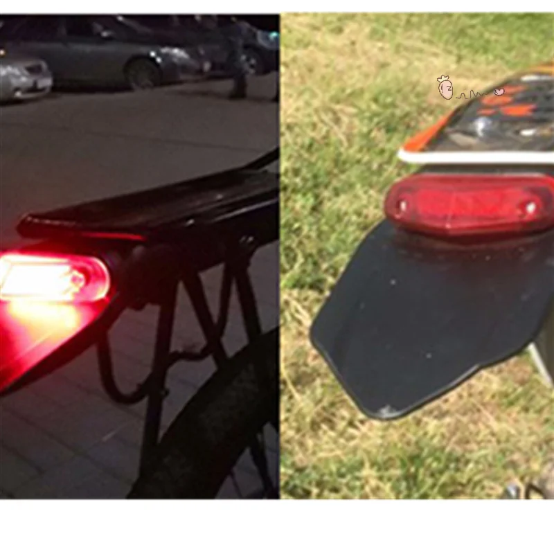 

Универсальный мотоциклетный светодиодный задний фонарь стоп-сигнал с кронштейном номерного знака для MX Enduro