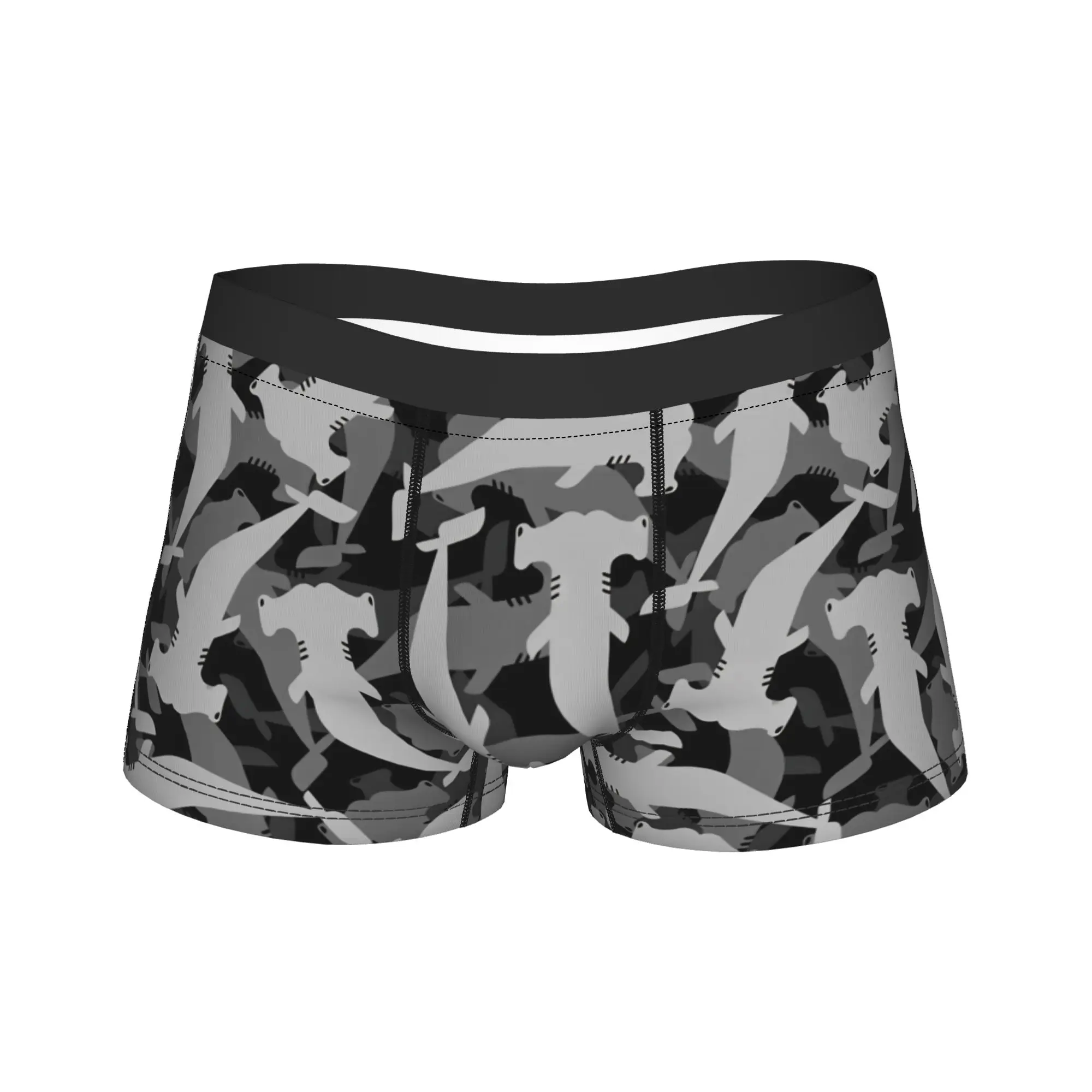 Hammerhead shark pattern seamless Underwear  Custom DIY Trunk Hot Sale Male Underpants Breathable Shorts Briefs Birthday Gift
