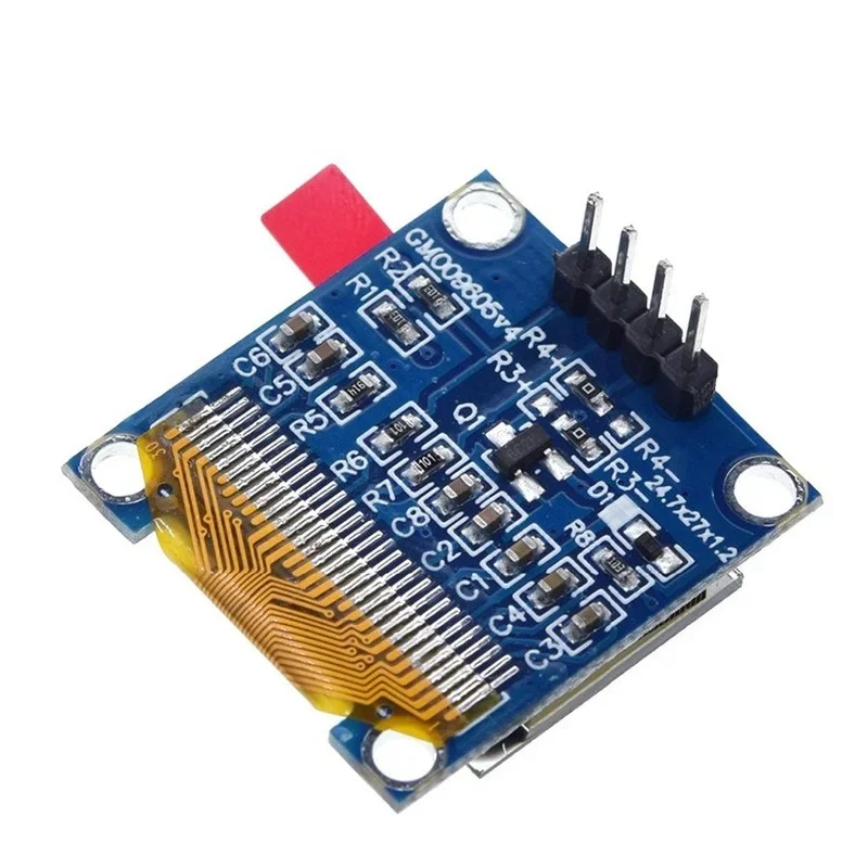 Módulo de Exibição Branca Serial OLED IIC, Placa de Tela LCD, GND, VDD, SCK, SDA para Arduino, 0.96 ", 128x64, I2C, SSD1306, 12864