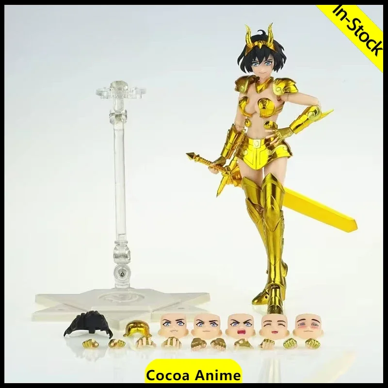 

In Stock Great Toys/GT Model Saint Seiya Myth Cloth EX Capricorn Andrea Holy Contract Female Knights of The Zodiac Action Figure