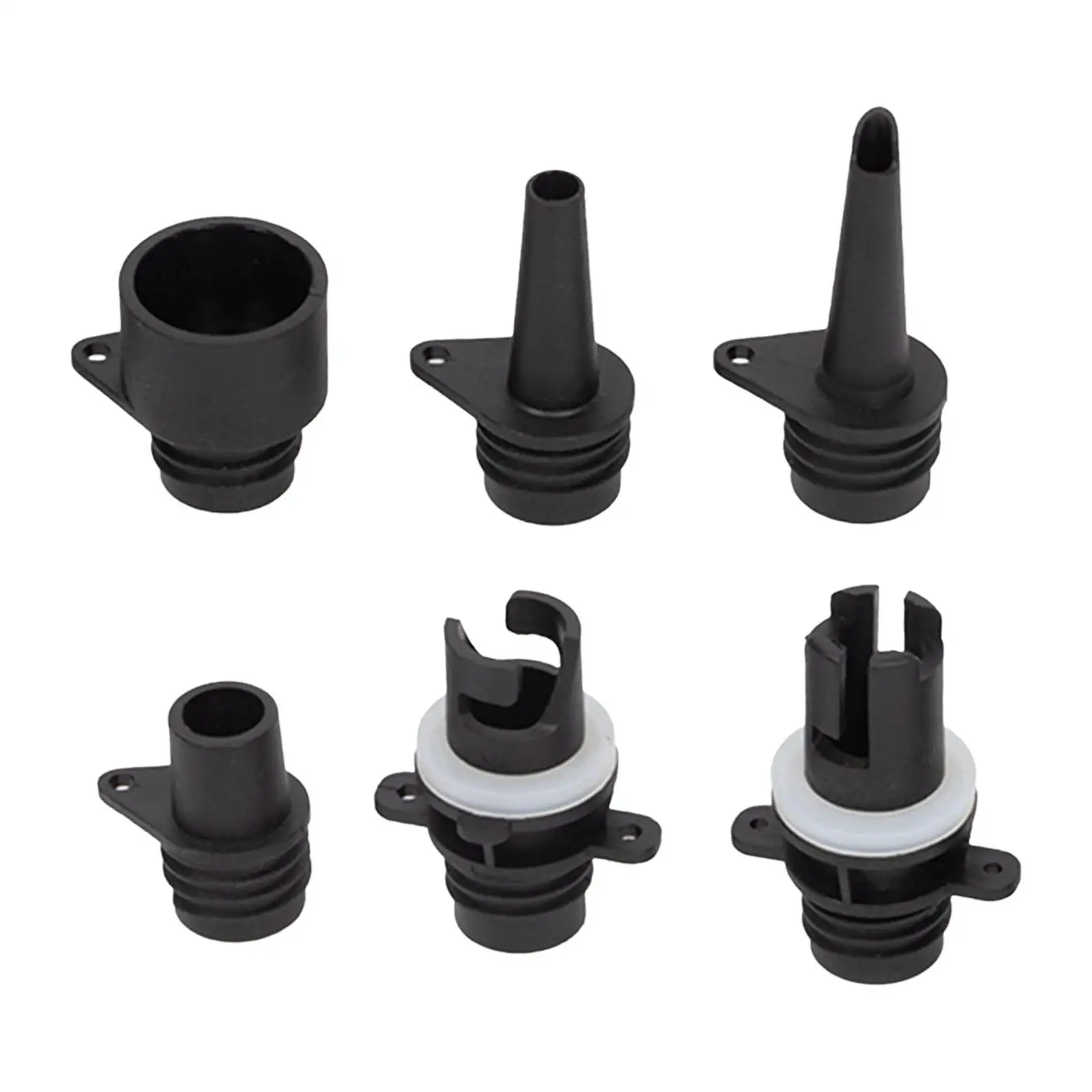 Pump Valves Adapter Set Leakproof Air Connector for Inflatable Boat Motor Paddle Board Kayak Canoe Airbed