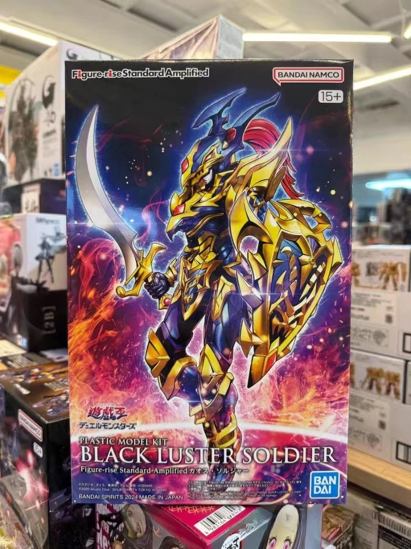 

In Stock Original BANDAI BANPRESTO Yu-Gi-Oh!Black Luster Soldier Anime Action Figures Model Toys desktop Ornament collect Gifts