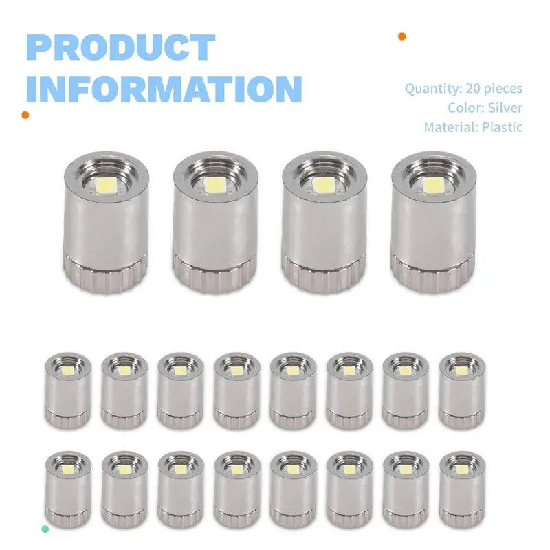 AAAF 80 Pack Small Spotlight Battery Operated LED Lights, LED Wireless Miniature Spot Light For Jewelry Showcase Display