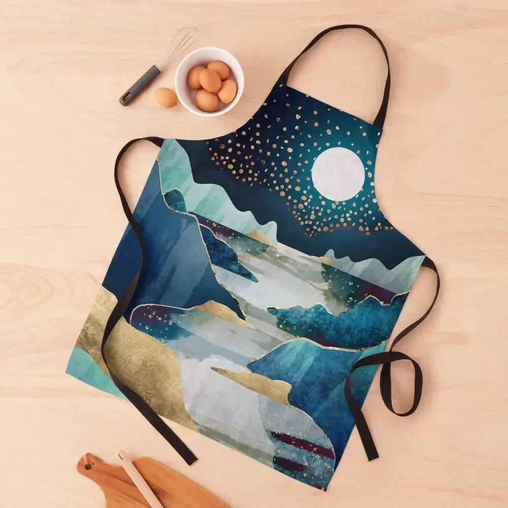 

Moon Glow Apron Kitchen Utensils Woman Kitchen Kitchen Supplies Men Apron