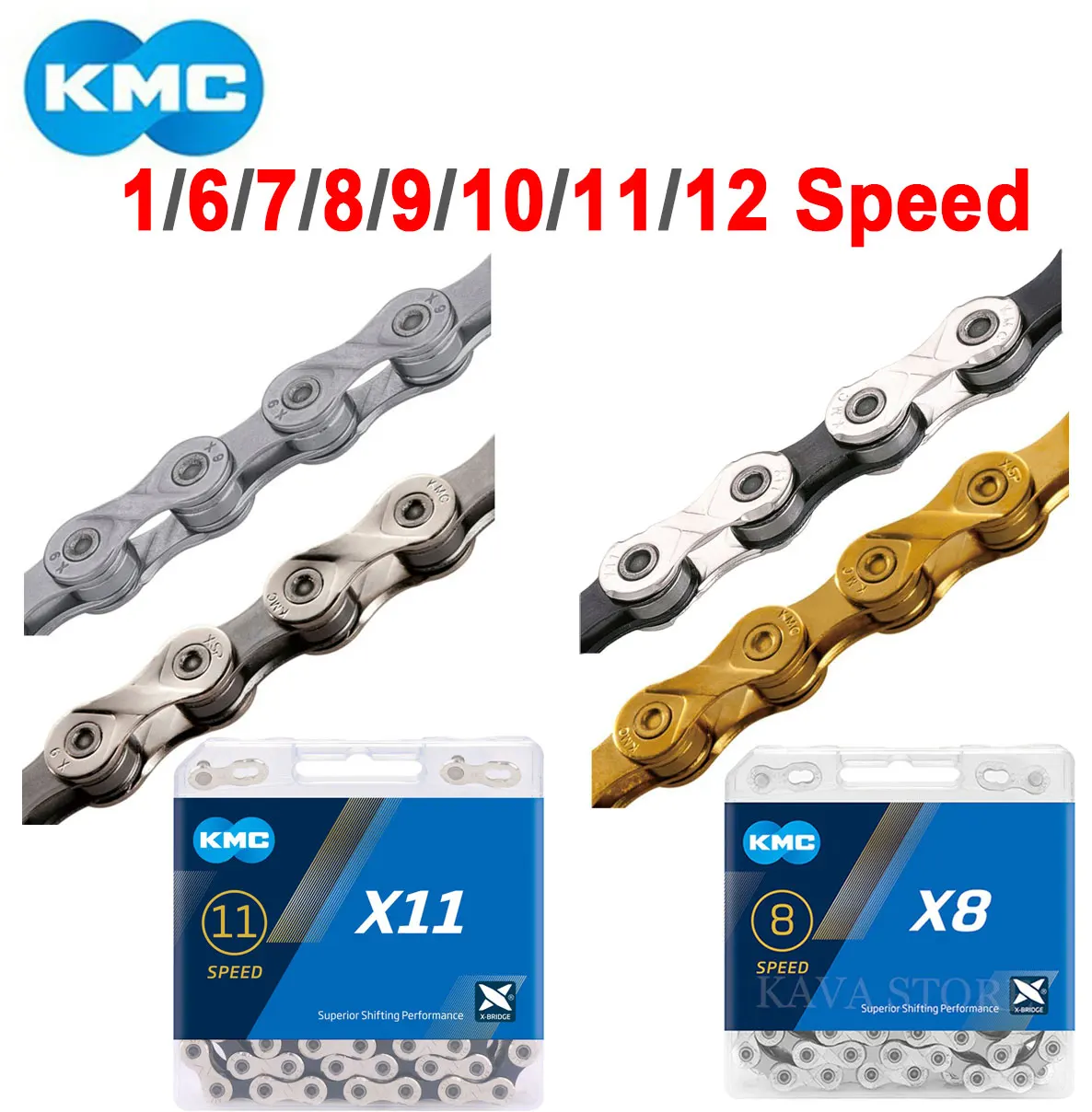 Kmc Bicycle Chain 7…