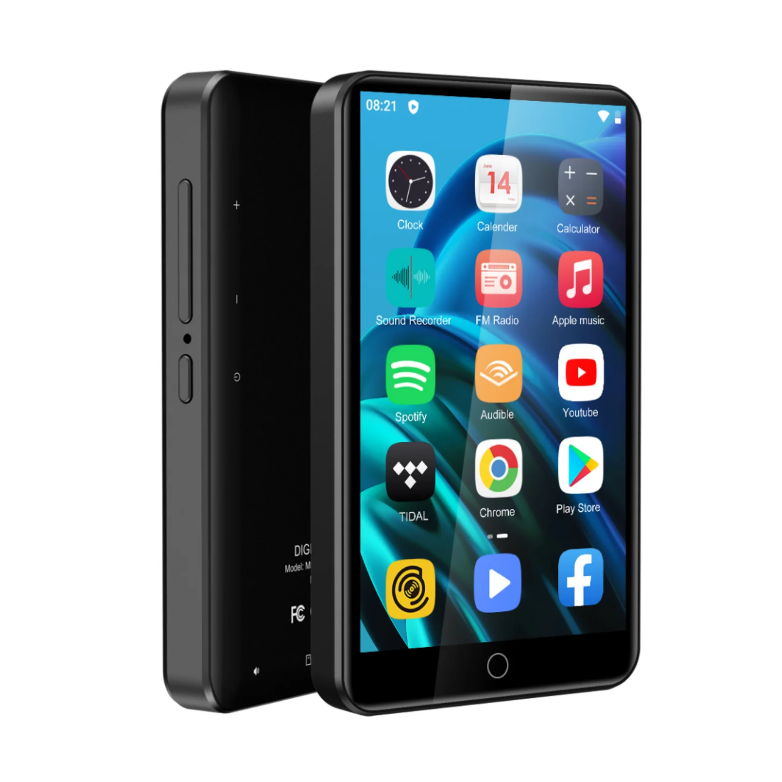 80GB HiFi MP3 MP4 Player Walkman Style Bluetooth WiFi Lossless FLAC FM Radio Ebook Voice Recorder 4'' Touch Screen Portable Gift