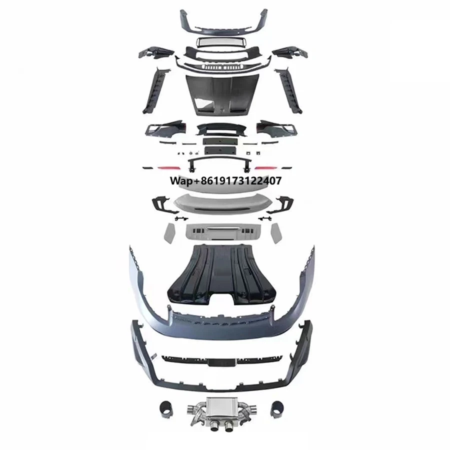 Car Body Kit Bumper for  911 (992)  to GT3 Style PP Front Bumper Rear Bumper Hood Spoiler 2019-