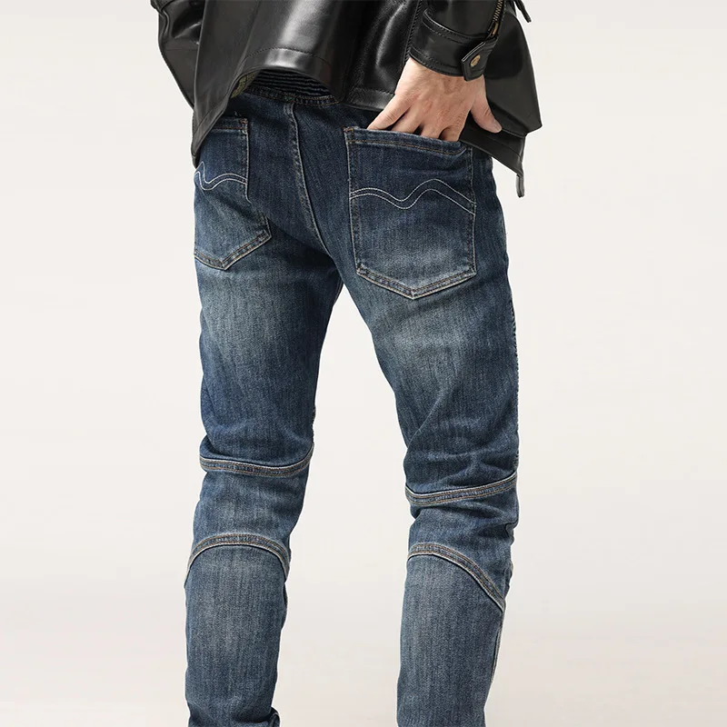 Men's Jeans New Spring Autumn Stretch Jeans Men's Pencil Pants Slim Long Denim Pants Men Fashion Trend Streetwear Men