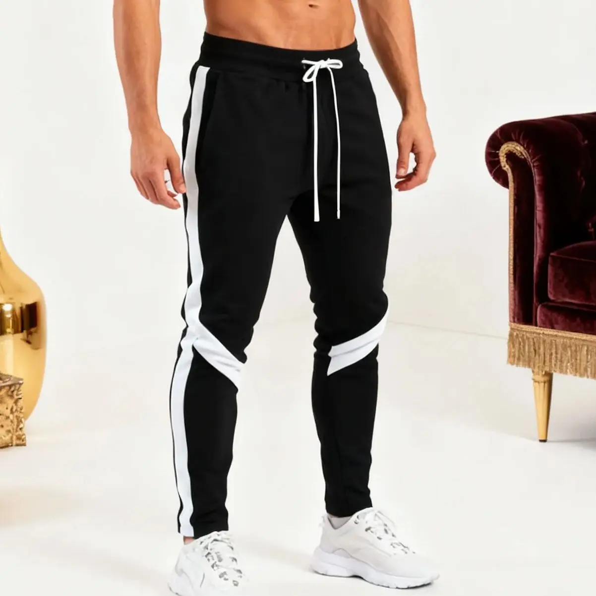 

2026 New Long Pants Autumn Winter Men's Running Pants Male Jogging Pants, Men Sports Casual Pants male Gym Breathable Trousers