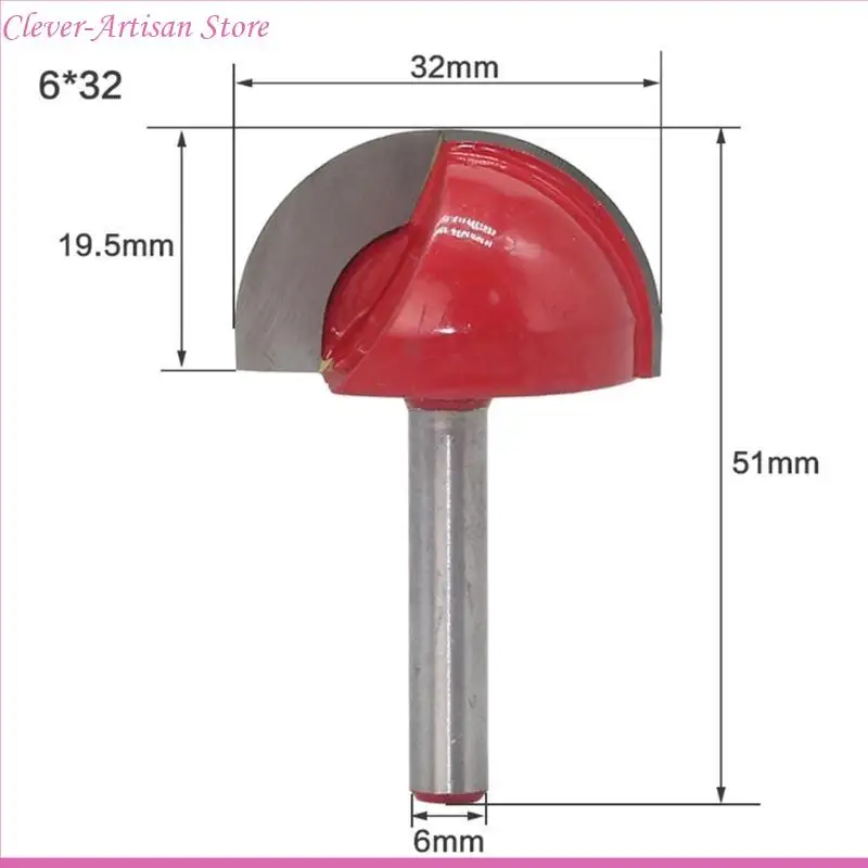 E06B 4/5 PCS Shank круглый маршрутизатор для Cove Box Bit Bit Stainless Woodwork