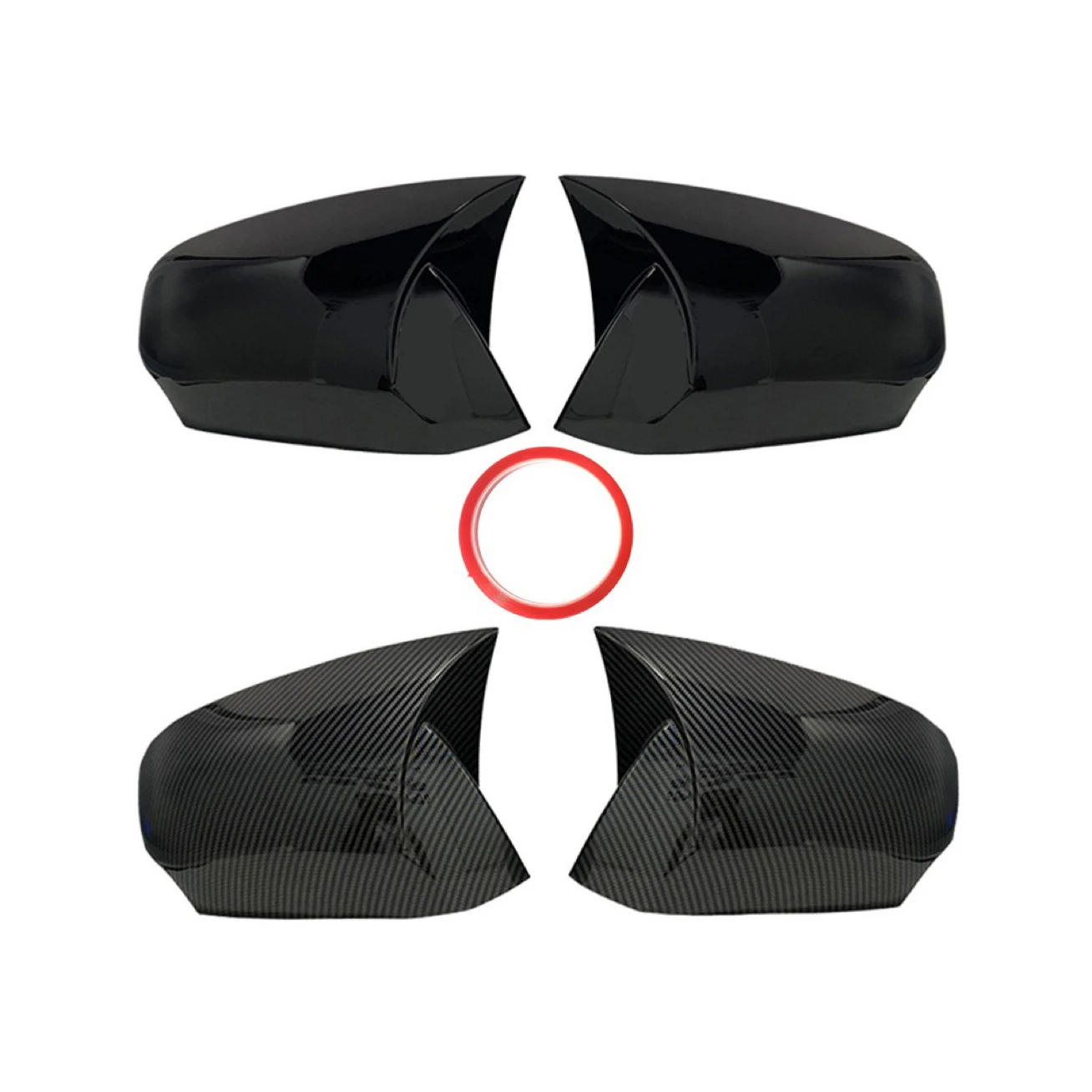 

Rearview Side Mirror Trim Cover Fit For Renault Fluance için 2010-2016 Shell Sticker Car Styling Accessories Auto Part