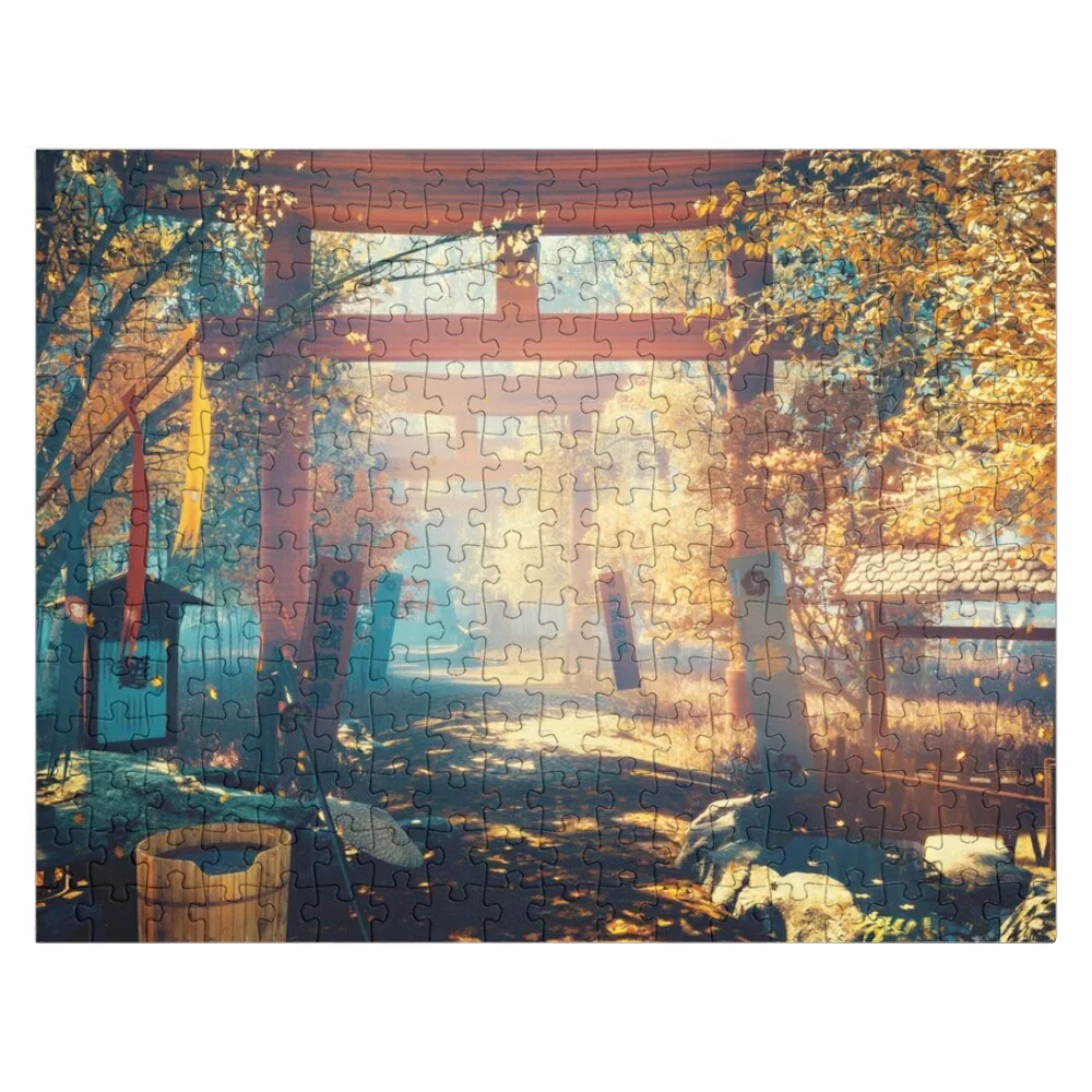 Traditional Japanese Adults Jigsaw Puzzle With Photo Wooden Name Photo Custom Custom Wood Puzzle