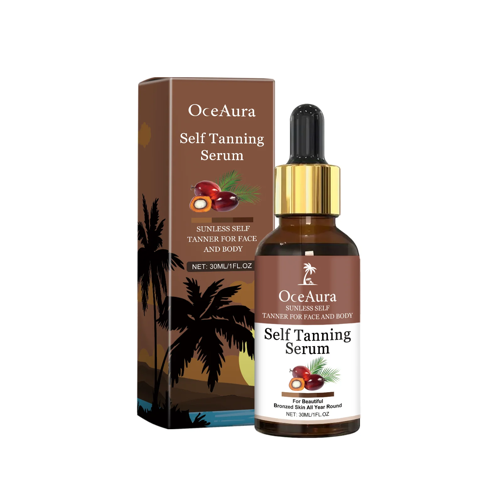 Radiance Brightening and Darkening Essence - Outdoor Sun-Free Darkening Nourishing and Moisturizing Lustrous Darkening Essence