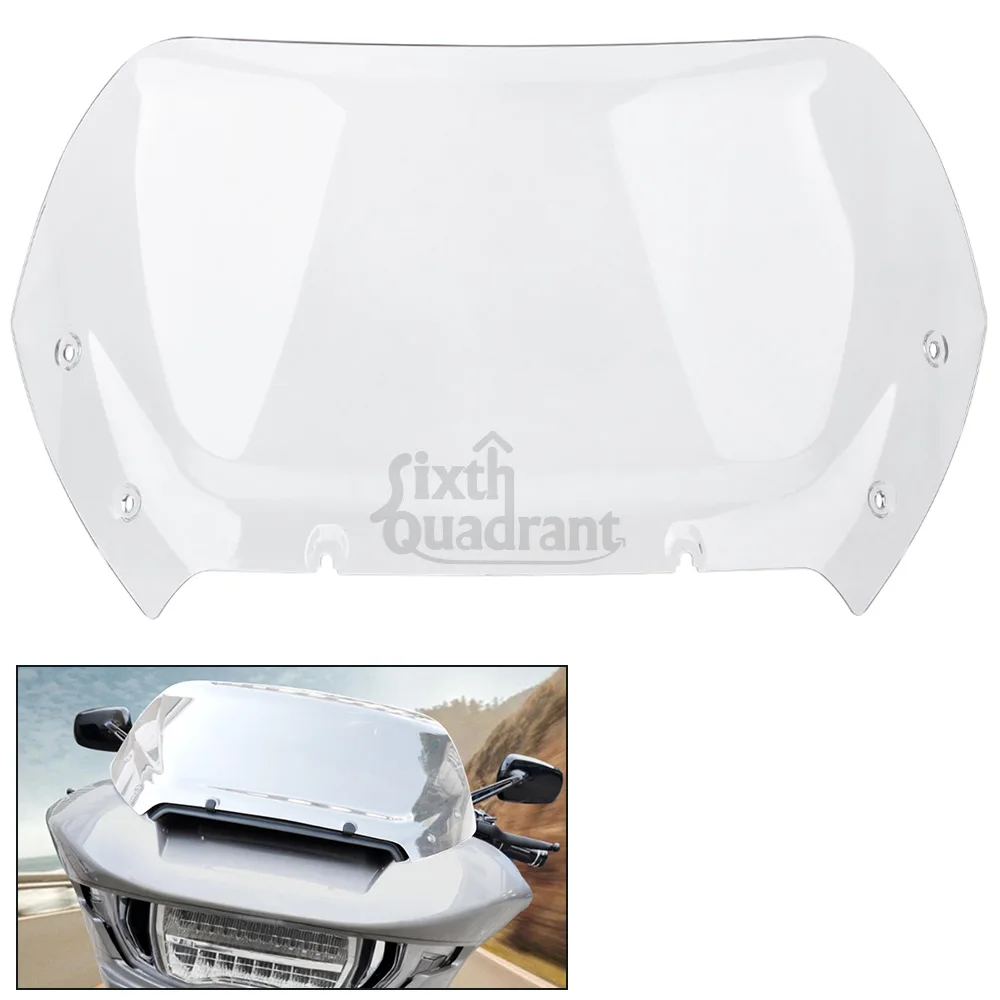 

12 "аксессуары для мотоциклов, передний обтекатель, дефлектор лобового стекла для Harley Street Glide FLHX/I CVO FLHXSE 2023-Later