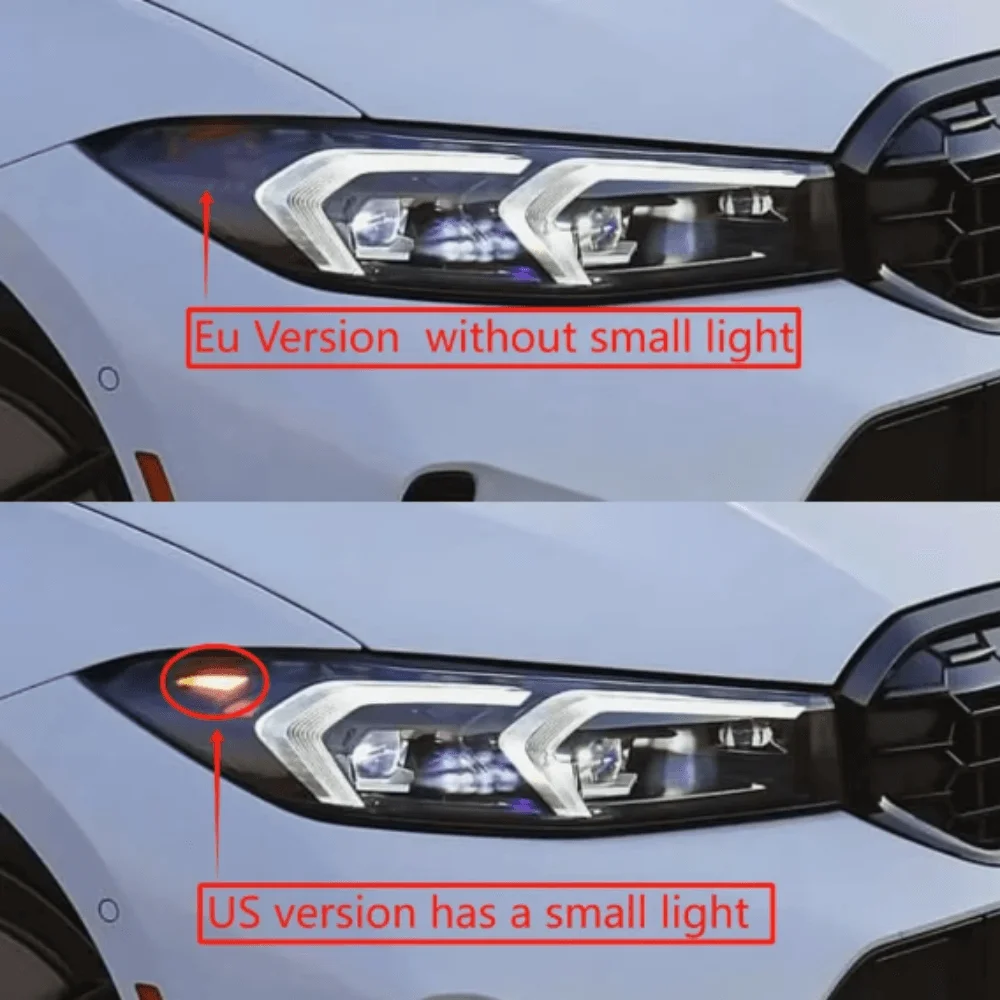 الأصفر عيون الملاك DRL LED لوحات PCB ل 2023 2024 BMW 3 سلسلة G20 G21 G28 LCI 330e 330i M340i M340ix الولايات المتحدة النهار تشغيل ضوء