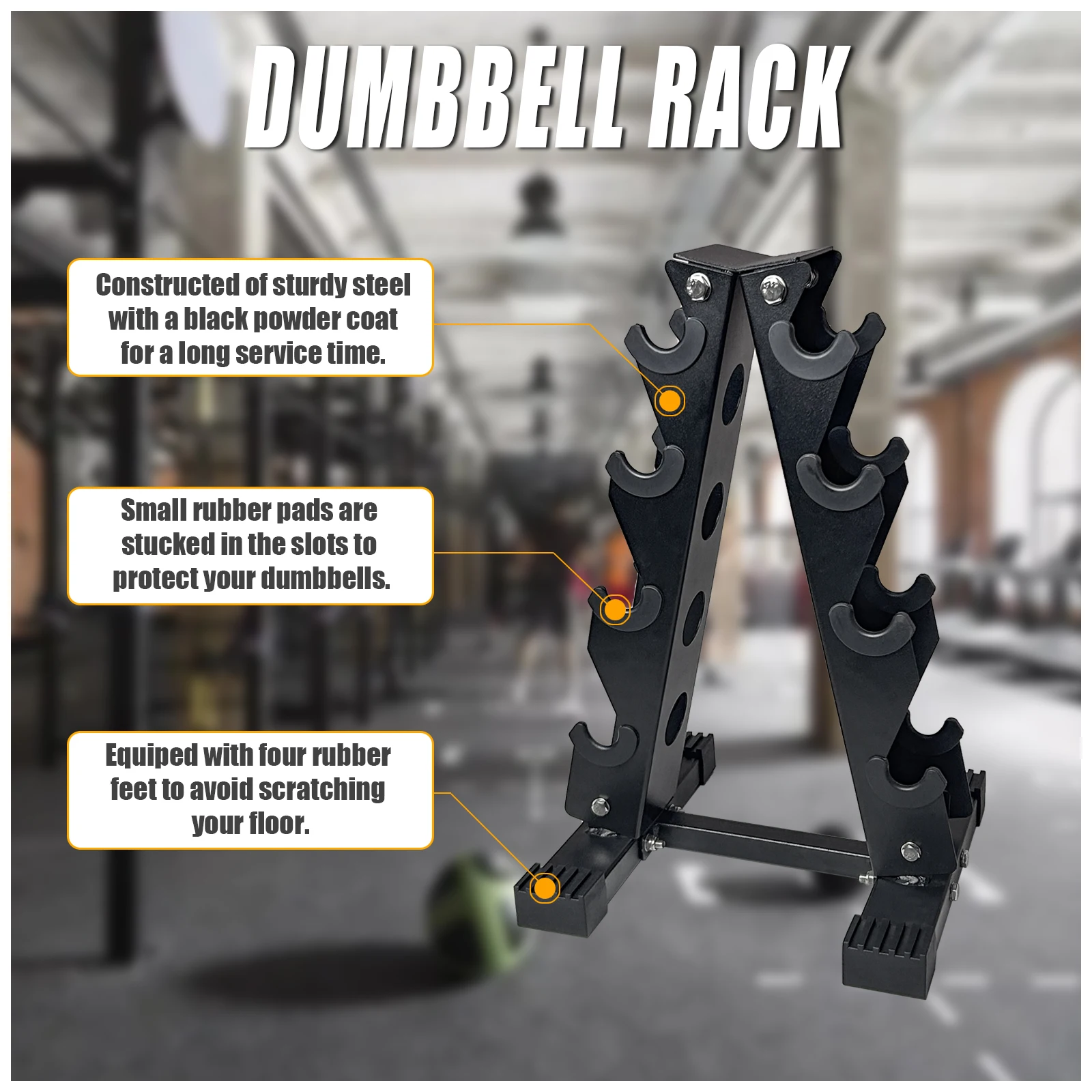 Dumbbell Rack, A-Frame Home Gy - Home Gym Dumbbell Workout recension och pris