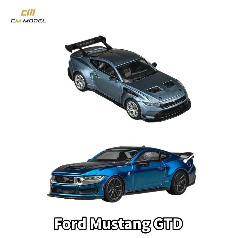 

CM 1:64 Ford Mustang GTD Cast Alloy Static Car Model, Boys' Holiday Gift Toy, Adult Collection Decoration Piece.