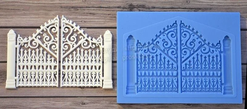 Door silicone  mold fondant mold cake decorating tools chocolate gumpaste mold