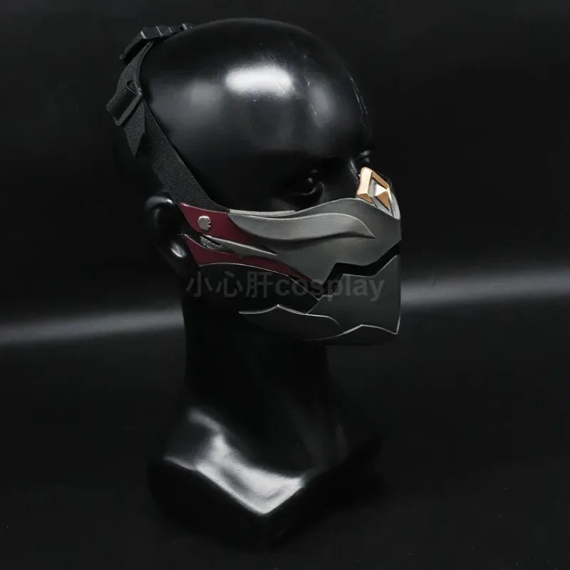 

NewGenshin Impact Mask New Account Kuki Shinobu Cosplay Mask Handmade Resin Ninja Mask Halloween Props2025